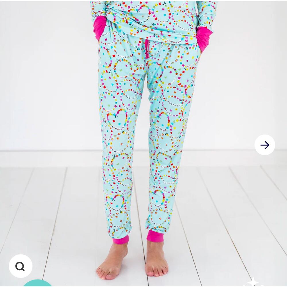 FRIENDS FOREVER (T. Swift Inspired)-Womens MEDIUM PJ BOTTOM- Little Sleepies NEW